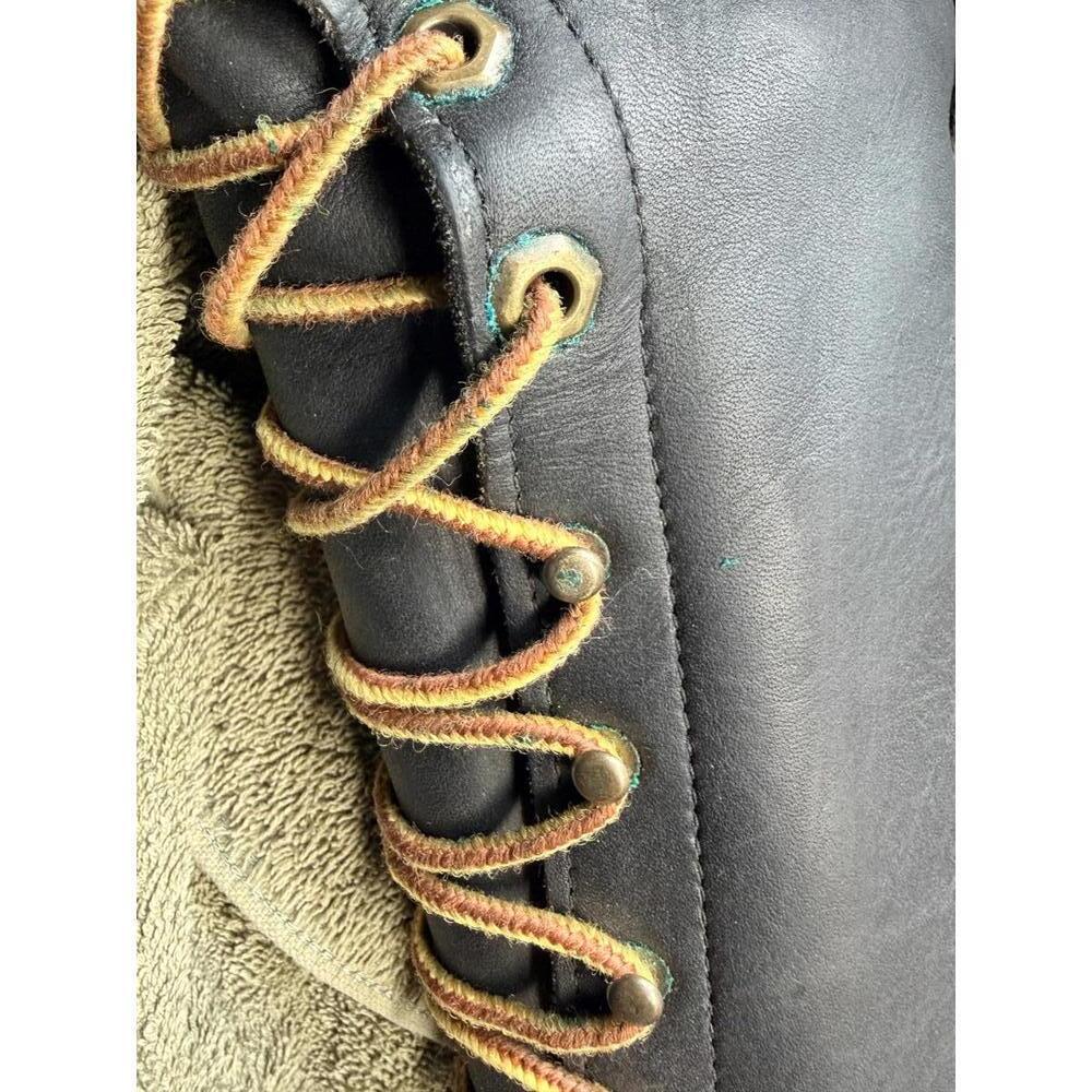 Hall's Lineman Motorcycle Boots 12E Gorgeous w/ New Soles! - Picture 6 of 9